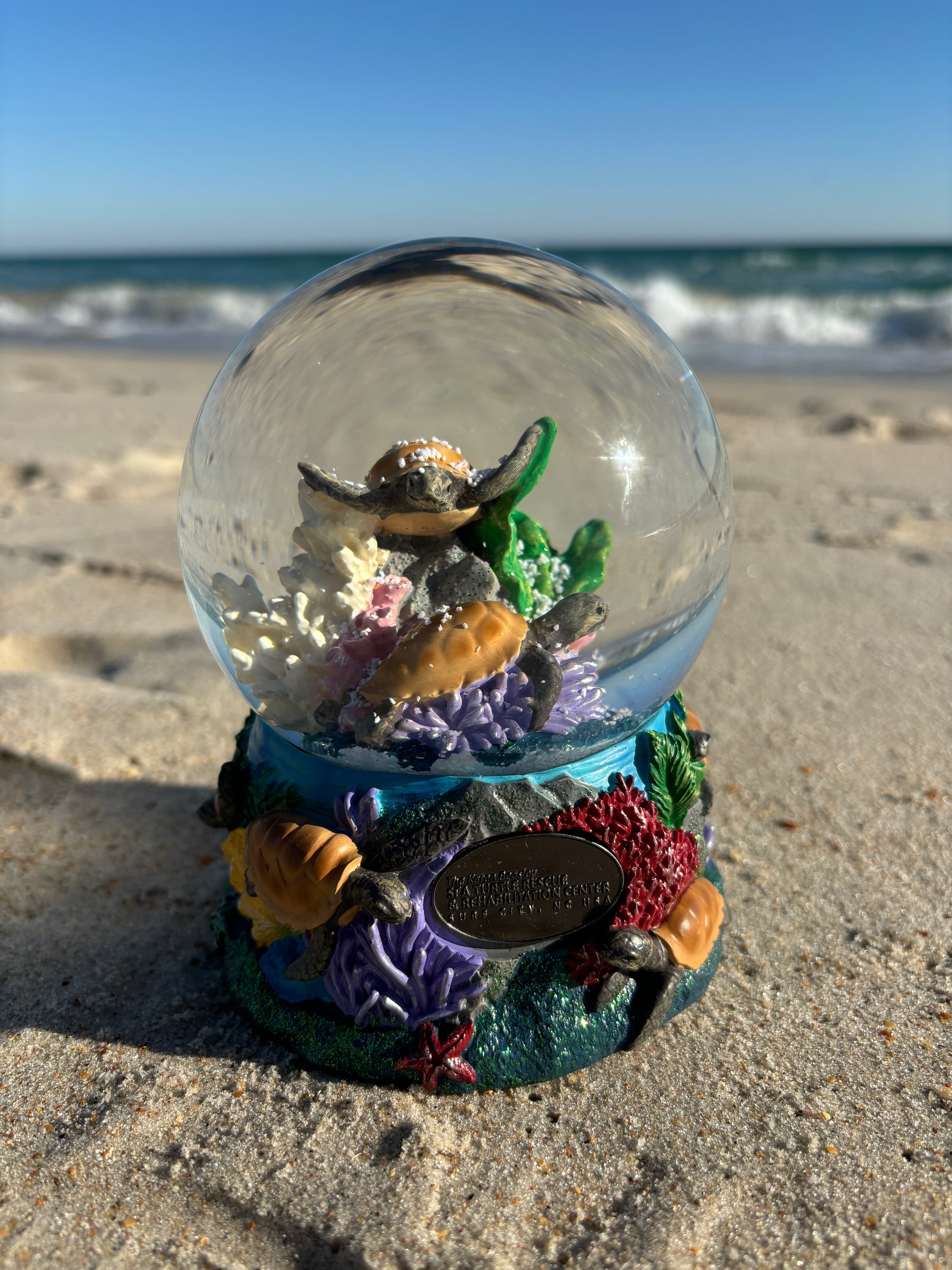 Sea Turtle Musical Snow Globe | The Karen Beasley Sea Turtle 